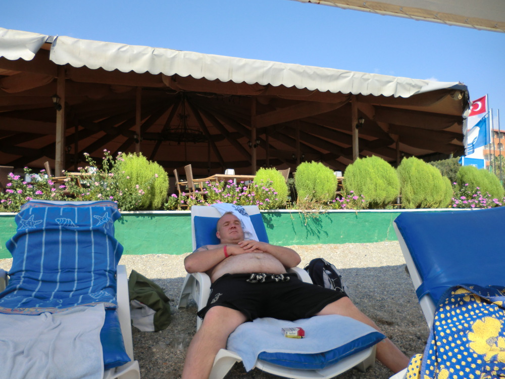 Urlaub T&uuml;rkei 2011 Ein Tag am Meer beim relaxen