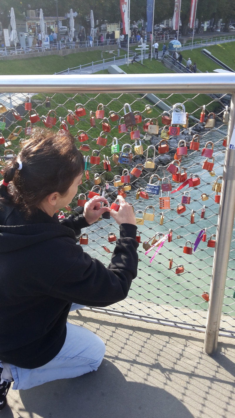 Unser Schloss auf dem Makartsteg