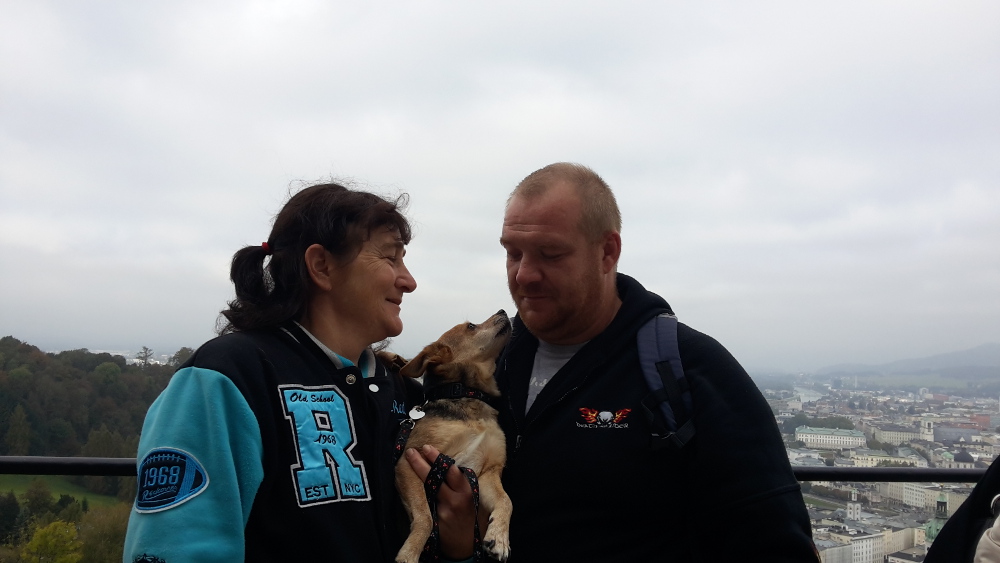 Debby und Ich auf der Festung Hohensalzburg